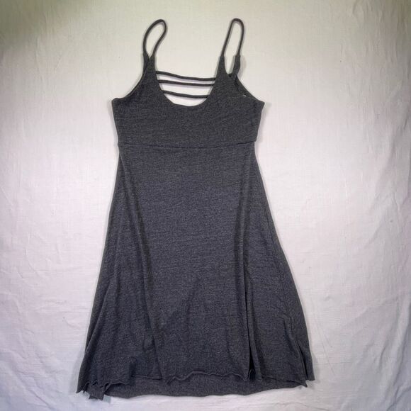 Chaser Gray Spaghetti Strap Raw Hem Babydoll High Low Dress Size Medium NWT - Picture 1 of 11